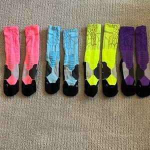 4 Pairs of Nike Elite Basketball Socks